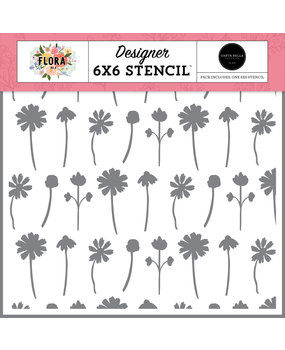 Carta Bella Wildflower Stems Stencil (CBFRN316035) (OUTLET)