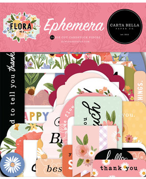 Carta Bella Flora No. 6 Ephemera (CBFRN316024) (OUTLET)