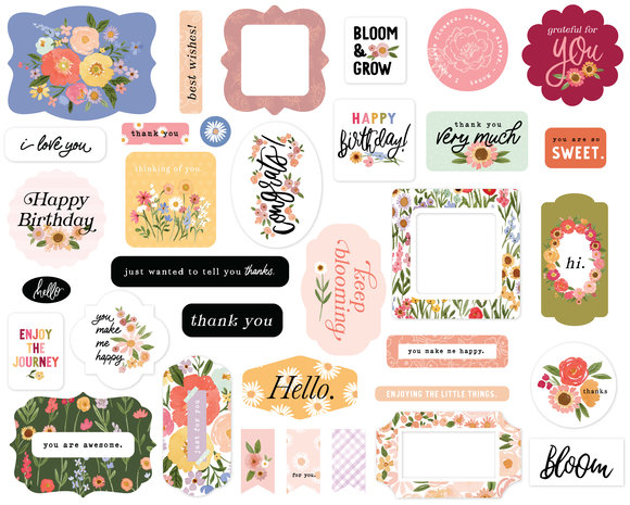 Carta Bella Flora No. 6 Ephemera (CBFRN316024) (OUTLET) Carta Bella Flora No. 6 Ephemera (CBFRN316024) (OUTLET)