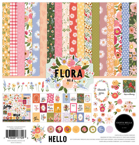 Carta Bella Flora No. 6 12x12 Inch Collection Kit (CBFRN316016) (DISCONTINUED)