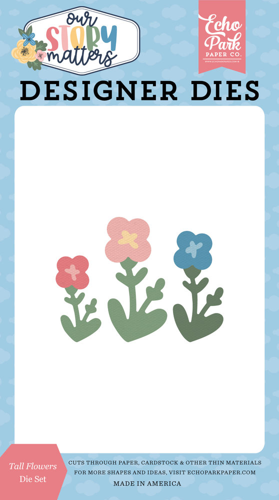 Echo Park Tall Flowers Designer Dies (MSM317042) (OUTLET)