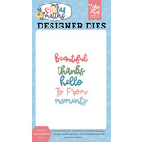 Echo Park Beautiful Moments Words Designer Dies (MSM317041) (DISCONTINUED)