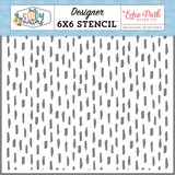 Echo Park Take Note Dashes Stencil (MSM317034) (DISCONTINUED)