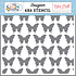 Simply The Best Butterflies Stencil (MSM317033) (DISCONTINUED)