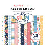 Echo Park Our Story Matters 6x6 Inch Paper Pad (MSM317023) (DISCONTINUED)