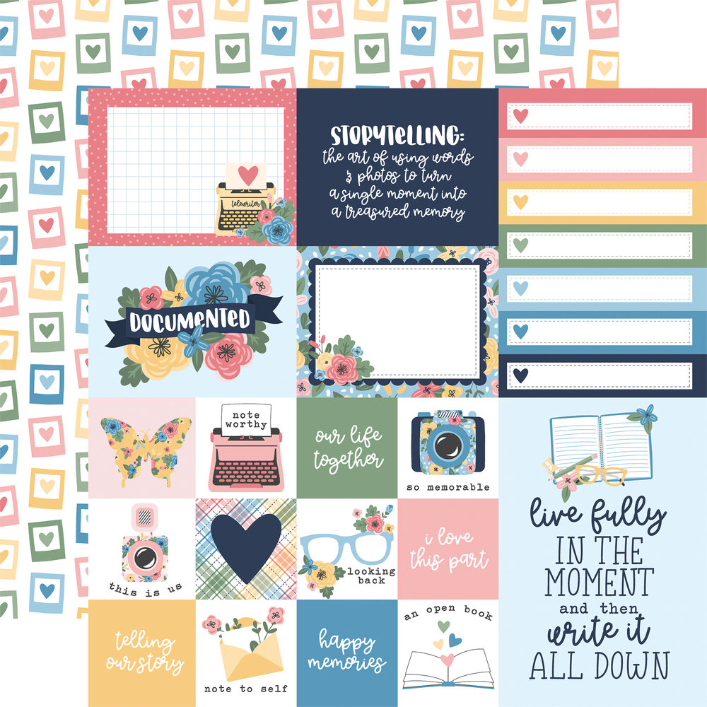 Echo Park Our Story Matters 6x6 Inch Paper Pad (MSM317023) (DISCONTINUED)