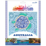 American Crafts Craft Around the World Australia Wood Sea Turtle (1pcs) (34021004) (OUTLET)