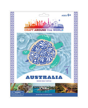American Crafts Craft Around the World Australia Wood Sea Turtle (1pcs) (34021004) (OUTLET)