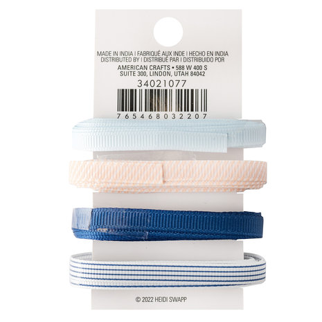 American Crafts Heidi Swapp Set Sail Ribbon (4ydx4pcs) (34021077) (OUTLET)