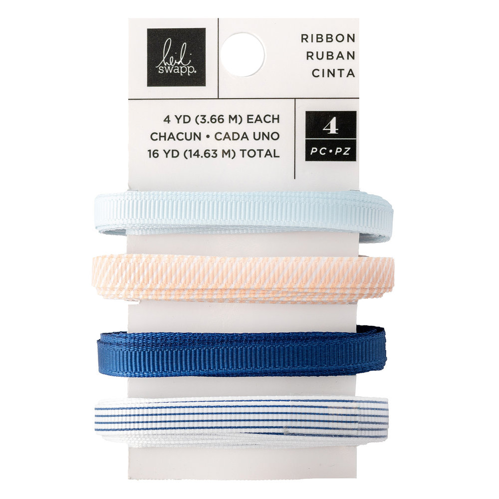 American Crafts Heidi Swapp Set Sail Ribbon (4ydx4pcs) (34021077) (OUTLET)