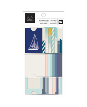 American Crafts Heidi Swapp Set Sail Mini Envelopes and Pockets (27pcs) (34021037) (OUTLET)
