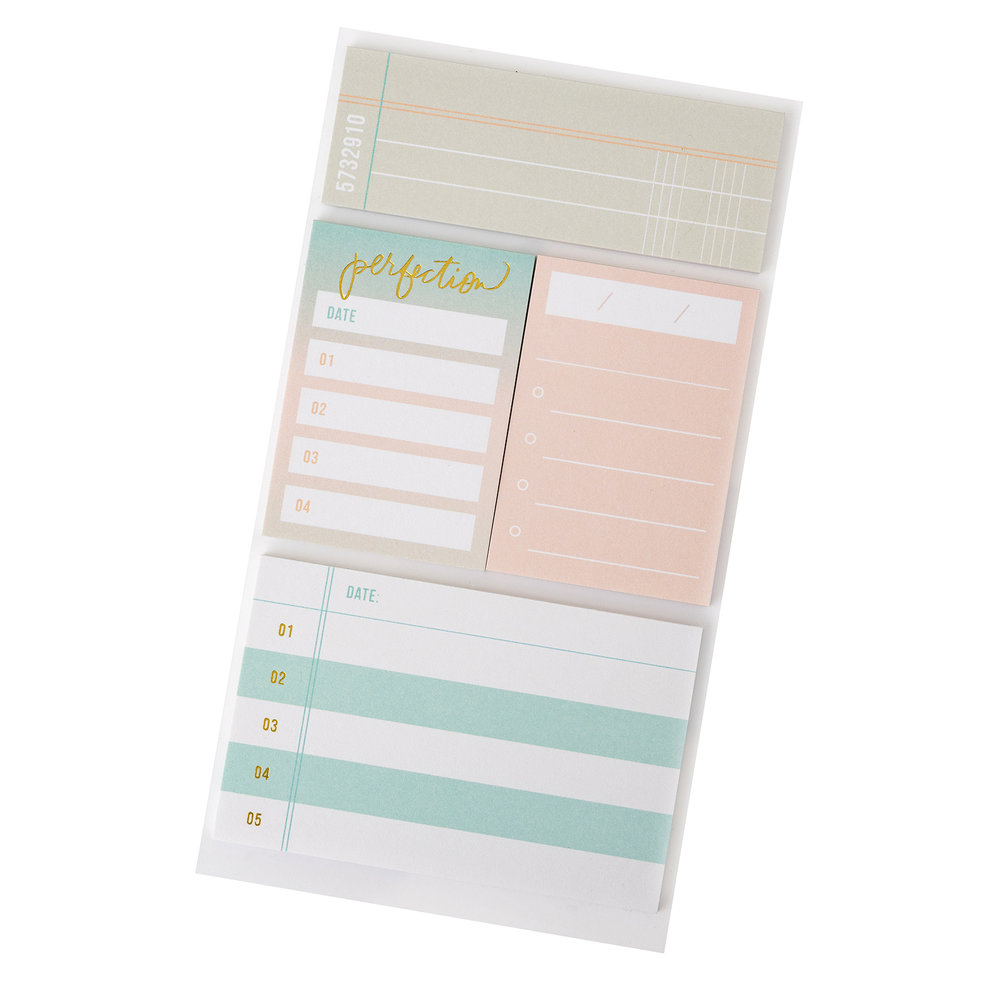 American Crafts Heidi Swapp Set Sail Ledger Tag Sticky Notes (60pcs) (34021036) (OUTLET)