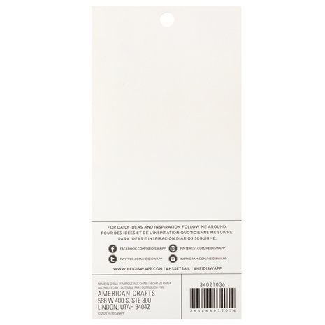 American Crafts Heidi Swapp Set Sail Ledger Tag Sticky Notes (60pcs) (34021036) (OUTLET)