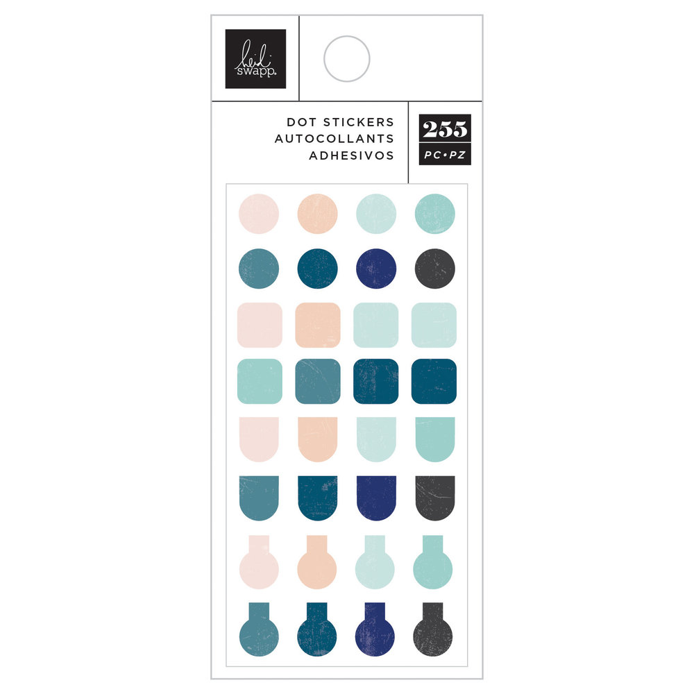 American Crafts Heidi Swapp Set Sail Dot Stickers (255pcs) (34021029) (OUTLET)