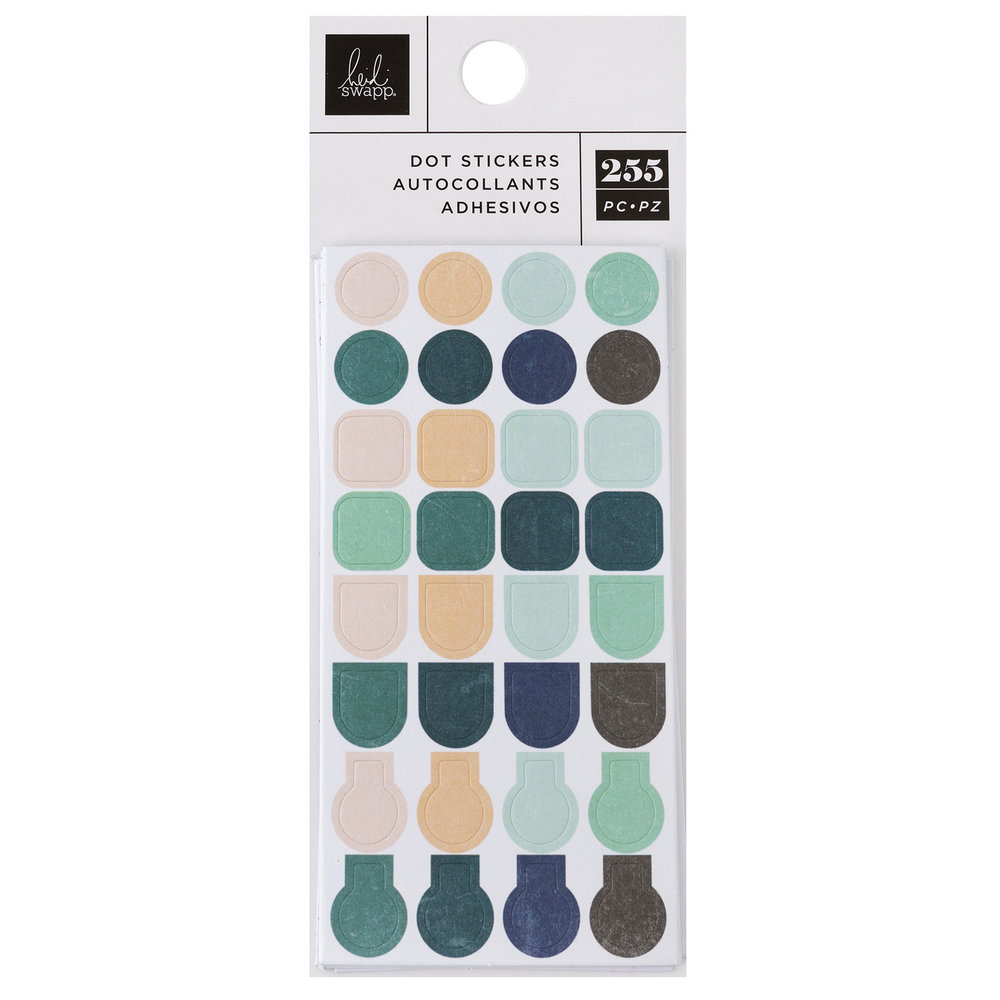 American Crafts Heidi Swapp Set Sail Dot Stickers (255pcs) (34021029) (OUTLET)