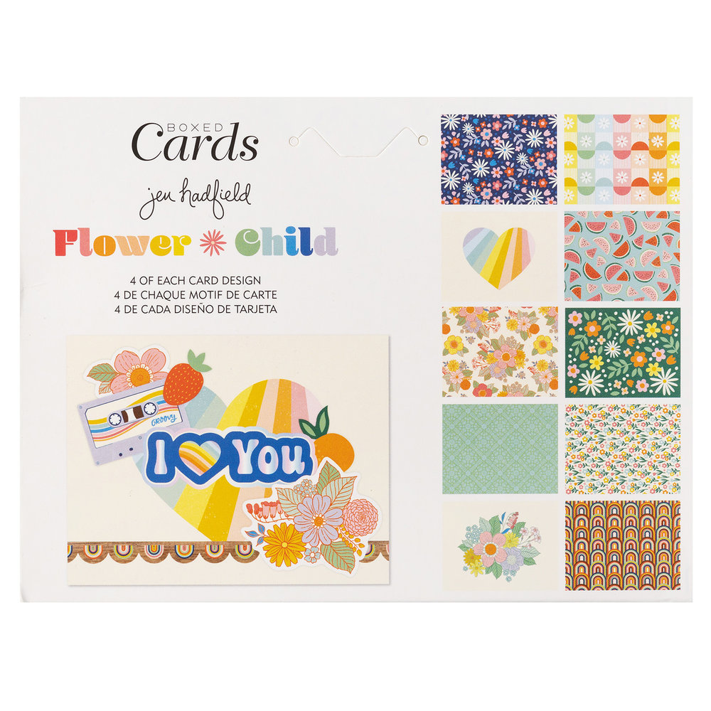 American Crafts Jen Hadfield Flower Child Boxed Cards (80pcs) (34014165) (OUTLET) American Crafts Jen Hadfield Flower Child Boxed Cards (80pcs) (34014165) (OUTLET)