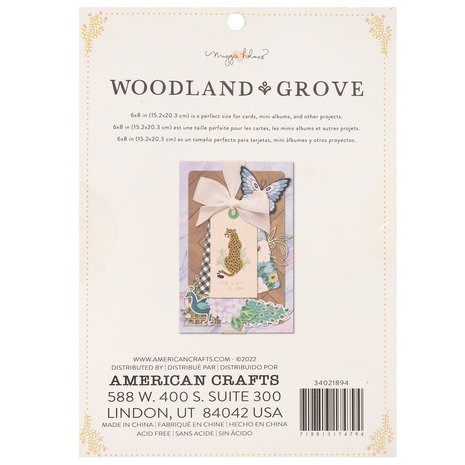 American Crafts Maggie Holmes Woodland Grove 6x8 Inch Paper Pad (34021894) (OUTLET) American Crafts Maggie Holmes Woodland Grove 6x8 Inch Paper Pad (34021894) (OUTLET)