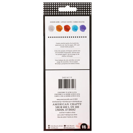 American Crafts Vicki Boutin Where To Next Cosmic Watercolor Hidden Gems (34014119) (OUTLET)