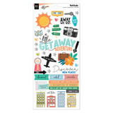 American Crafts Vicki Boutin Where To Next 6x12 Inch Stickers (82pcs) (34014100) (OUTLET)
