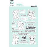 Creative Craftlab Friendz Clear Stamp Super Buddy (CCL-FR-STAMP468) (OUTLET)