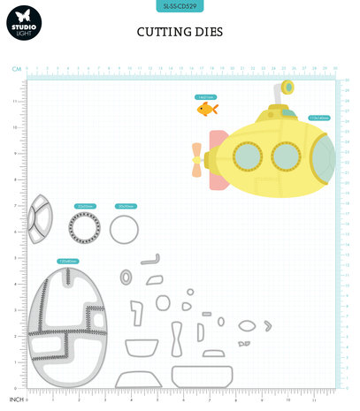 Studio Light Sweet Stories Cutting Die Submarine (SL-SS-CD529) (OUTLET) Studio Light Sweet Stories Cutting Die Submarine (SL-SS-CD529) (OUTLET)