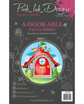 Pink Ink Designs A-Door-Able A5 Clear Stamps (PI210) (OUTLET)