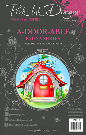 Pink Ink Designs A-Door-Able A5 Clear Stamps (PI210) (OUTLET)