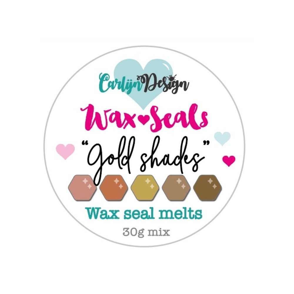 CarlijnDesign Wax Seal Melts "Gold Shades" 30g (CDWX-0005) (DISCONTINUED)