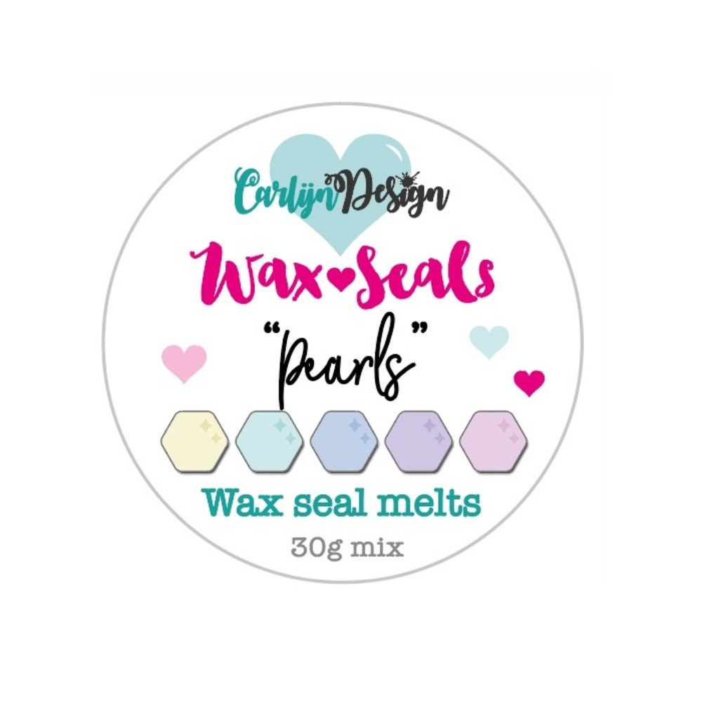 CarlijnDesign Wax Seal Melts "Pearls" 30g (CDWX-0006) (DISCONTINUED)