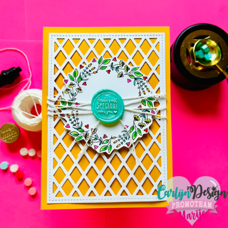 CarlijnDesign Wax Seal Stamper 2 "Leuke post 1" 1 Inch (CDWX-0014) (DISCONTINUED) CarlijnDesign Wax Seal Stamper 2 "Leuke post 1" 1 Inch (CDWX-0014) (DISCONTINUED)