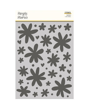Simple Stories Boho Sunshine Stencil Daisies (19926) (DISCONTINUED)
