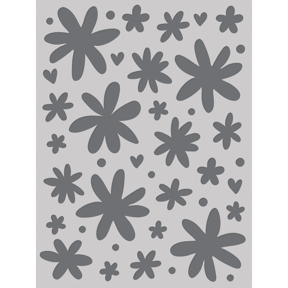Simple Stories Boho Sunshine Stencil Daisies (19926) (DISCONTINUED)