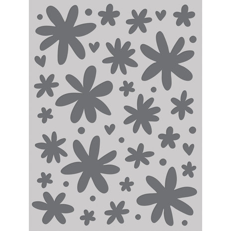 Simple Stories Boho Sunshine Stencil Daisies (19926) (DISCONTINUED)
