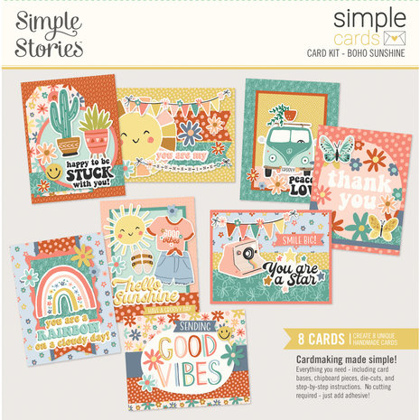 Simple Stories Boho Sunshine Simple Cards Kit (19928) (DISCONTINUED)