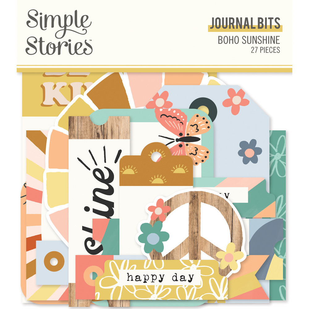 Simple Stories Boho Sunshine Journal Bits (19918) (DISCONTINUED)