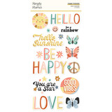 Simple Stories Boho Sunshine Foam Stickers (19922) (DISCONTINUED)