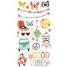Simple Stories Boho Sunshine Chipboard Stickers (19916) (DISCONTINUED)