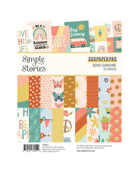 Simple Stories Boho Sunshine 6x8 Inch Paper Pad (19914) (DISCONTINUED)
