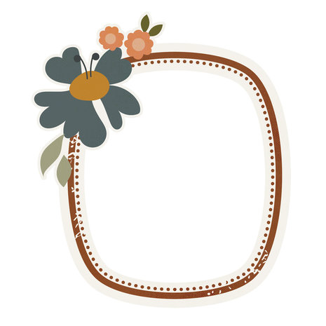 Simple Stories Here + There Chipboard Frames (19821) (DISCONTINUED)