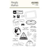Simple Stories Here + There Clear Stamps (19815) (DISCONTINUED)