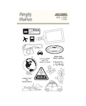 Simple Stories Here + There Clear Stamps (19815) (OUTLET)