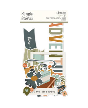 Simple Stories Here + There Simple Pages Pieces (19827) (DISCONTINUED)