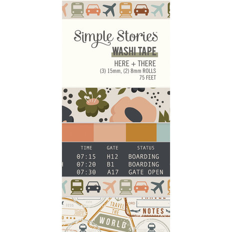 Simple Stories Here + There Washi Tape (19825) (DISCONTINUED)