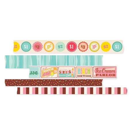 Simple Stories Retro Summer Washi Tape (20025) (DISCONTINUED)
