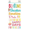 Simple Stories Retro Summer Foam Stickers (20022) (OUTLET)