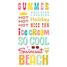 Simple Stories Retro Summer Foam Stickers (20022) (DISCONTINUED)
