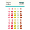 Simple Stories Retro Summer Enamel Dots (20024) (DISCONTINUED) Simple Stories Retro Summer Enamel Dots (20024) (DISCONTINUED)