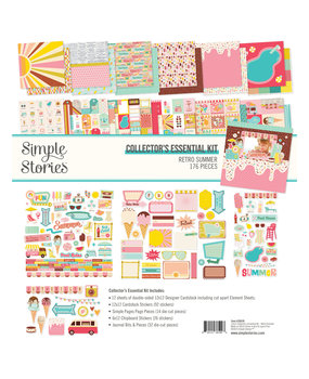 Simple Stories Retro Summer Collector's Essential Kit (20028) (DISCONTINUED)