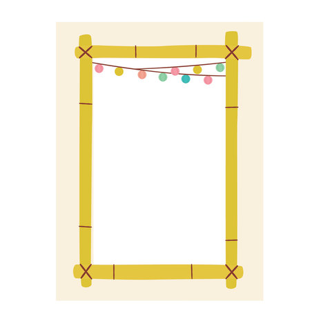 Simple Stories Retro Summer Chipboard Frames (20021) (DISCONTINUED)
