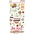 Simple Vintage Berry Fields Chipboard Stickers (20121) (DISCONTINUED)